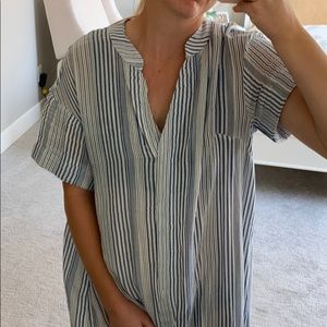 H&M button down oversized dress